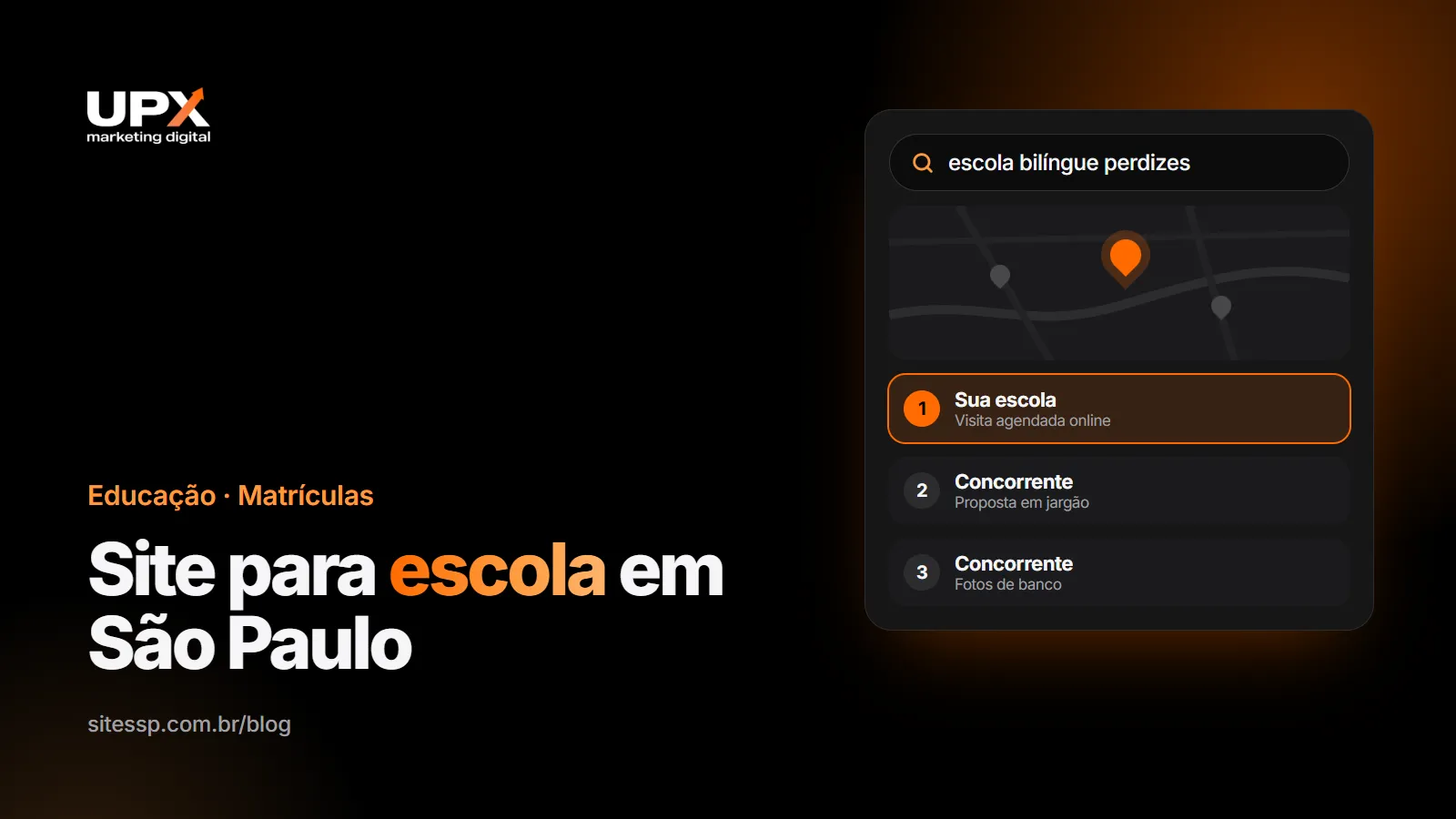 Site para escola em São Paulo: proposta pedagógica e agendamento de visita